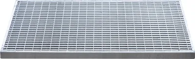 Produktbild von Schuhabstreifrost verzinkt - Länge: 740 mm, Breite: 490 mm