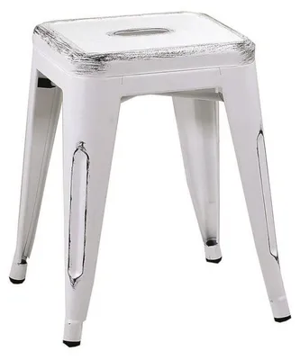 Immagine prodotto di Sgabello Bristol 39x39xh45 cm in Ferro Bianco Antico