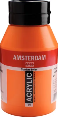 Zdjęcie produktu dla Butelka farby akrylowej Amsterdam Standard Series 1000 ml Azo-Orange 276