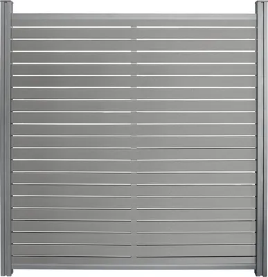Obrázek produktu pro HOME DELUXE WPC plot ALIRA tmavě šedý - 1 x prvek + 2 x sloupky | zástěna na soukromí, WPC plot na soukromí, WPC plot na soukromí
