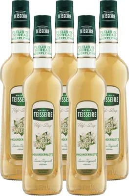 Zdjęcie produktu dla Syrop do napojów Mathieu Teisseire Elderflower 0,7 l (opakowanie 5 sztuk)