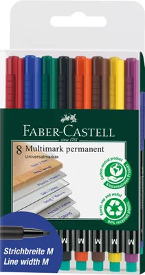 Zdjęcie produktu dla Faber-Castell 152509, Wielobarwny, 8 szt.