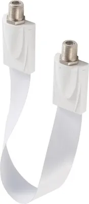 Produktbild von shiverpeaks ®-BASIC-S--SAT Fensterdurchführung, weiß, extra dünn (BS86377)