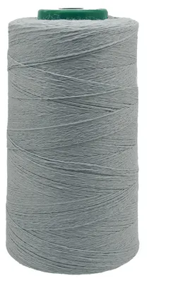 1000m Klöppelgarn Nähgarn Leinengarn grau
