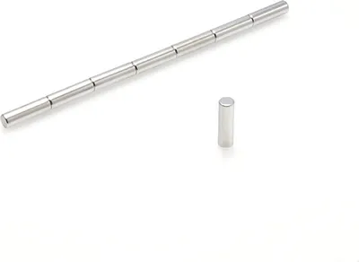 Produktbild von Neodym Magnete 3 x 10 mm 10 Stück mm N38, Extrem stark, Magnettafeln, Kühlschränke, Whiteboards, DIY