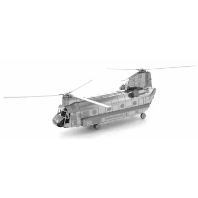 Zdjęcie produktu dla Metal Earth CH-47 Chinook, Model wirnikowca, Zestaw montażowy, Boeing CH-47 Chinook, Każda płeć, Metal, Średnio-zaawansowany