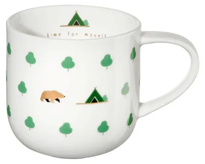 Immagine prodotto di ASA Selection, tazza Henkelbecher, tempo per me, diametro 9,2 cm, altezza 9,5 cm