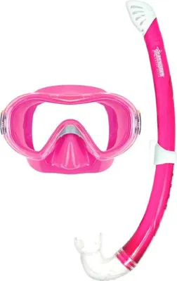 Image de Abysstar Funny Colour Junior snorkelling set Pink Pink One Size