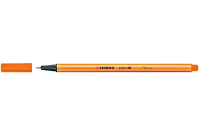 Produktbild von Fineliner - STABILO point 88 - Einzelstift - orange