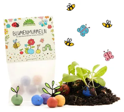 Produktbild von Stadgärtner Blumenmurmeln im Pergaminbeutel 1Stück