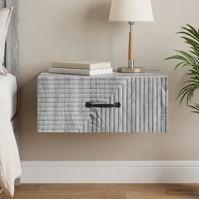 Obrázok produktu pre Maison Exclusive – Nástenná nočná skrinka, farba Sonoma, rozmer 49 x 34,5 x 20 cm