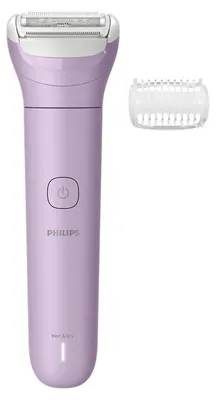 Immagine prodotto di Philips serie 6000 BRL138/00, Rasoio a lamelle, 1 testina, Colore lilla, Impugnatura antiscivolo, Batteria, Batteria integrata