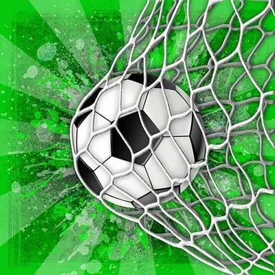 Produktbild von 20 Servietten Volltreffer - Fussball im Netz 33x33cm