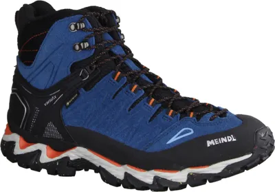 Produktbild von Meindl Lite Hike GTX 4692-09 Wanderschuhe, Herren, Materialmix, Blau/Orange, - Wanderschuhe Outdoor Herren, Blau, leder/textil (velour/mesh)