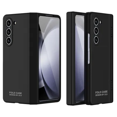 Immagine prodotto di Custodia per Samsung Galaxy Z Fold 5 Custodia rigida in PC con protezione dello schermo e protezione della cerniera nero