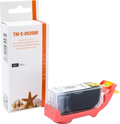 Produktbild von black Tinte 4.3-PGI520BK kompatibel mit Canon PGI-520PBBK [ 2932B001 ]