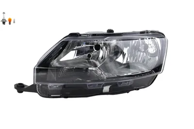 Produktbild von Johns, Scheinwerfer Halogen kompatibel zu Skoda Rapid 07/2012 -04/17 Links Leuchtmittel 5JB941017 5JB941015