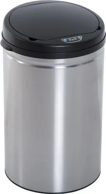 Produktbild von Automatik Sensor Mülleimer Abfalleimer Ir Sensor, Rund, 30L, Optionaler Inneneimer, Edelstahl