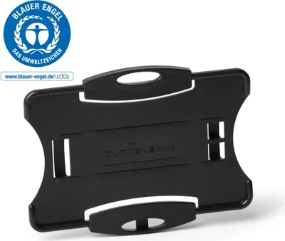 Zdjęcie produktu dla DURABLE Etui ECO na 1 kart? identyfikacyjne, Czarny, 898801, 10 szt.