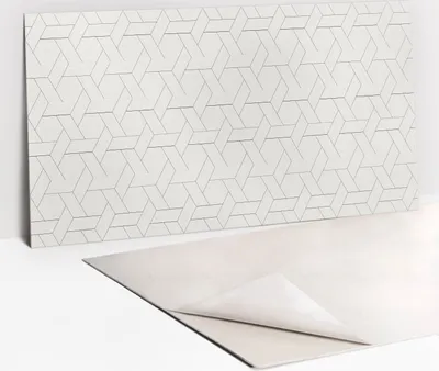 Obrázok produktu pre PVC Ochrana Stien v Kuchyni - Štýlová Ochrana Vašich Stien - 100 x 50 - Geometrické složení
