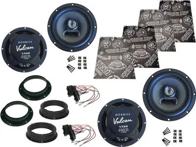 Produktbild von Hifonics Lautsprecher für VW Golf V 1KM Bj 03-12 Tür vorne hinten Dämmmatte 360W