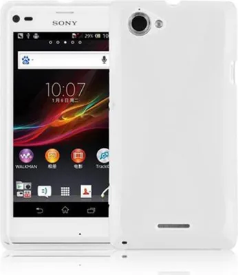 Immagine prodotto di Custodia per cellulare Cadorabo per Sony Xperia L in TPU trasparente custodia cover posteriore in silicone