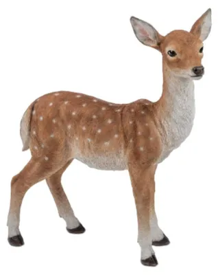 Produktbild von große Dekofigur Reh H. 65cm naturfarben aus Kunststein Formano