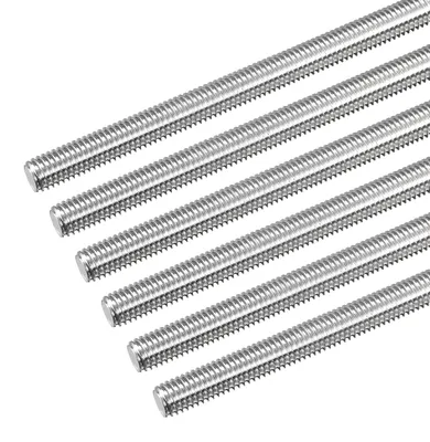 Gewindestange M8 x 400 mm, 1,25 mm Steigung, 304 Edelstahl, 6 Stück