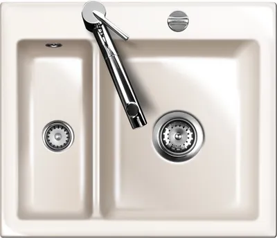 Produktbild von Spüle KeraDomo MERA 60 Magnolie mit Excenterbedienung