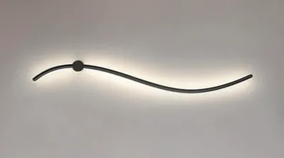 Obrázok produktu pre Phala Black - moderné 60cm nástenné LED svietidlo