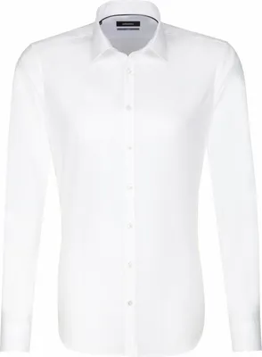 Produktbild von Seidensticker BUSINESS Herren Hemd Langarm Kent X-Slim-Fit Weiß 36