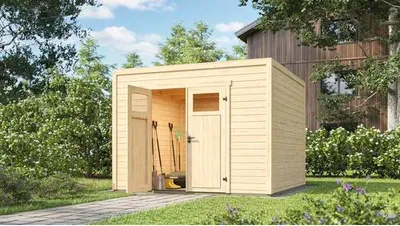 Produktbild von Gartenhaus weka Batu 3 300 x 307,4 cm natur