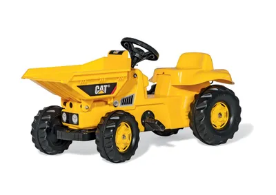 Produktbild von Rolly Kid CAT Pedal-Dreirad mit Anhängerkupplung, gelb