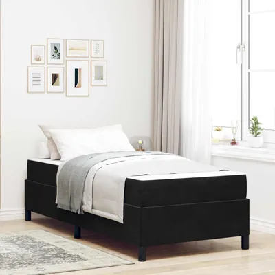 Produktbild von vidaXL Bettrahmen Schwarz 80 x 200 cm Stoff