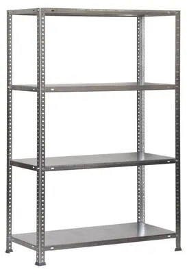 Image de Etagère Légère Avec Vis Comfort 4/400 Galva Galvanisé 1500x900x400 - Simonrack