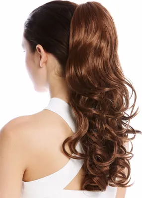 Produktbild von WIG ME UP Zopf Pferdeschwanz lang gelockt Kupferbraun SP-31-A-V-30