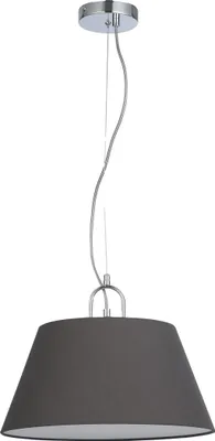 Produktbild von GTV - Deckenlampe Kasel | Hängelampe ?60cm Breit Wohnzimmerlampe Esstisch Esszimmerlampe E27 Einfarbig 1 Flammig |Grau | AC220-240V, 50/60Hz, 1*E27, max.40W