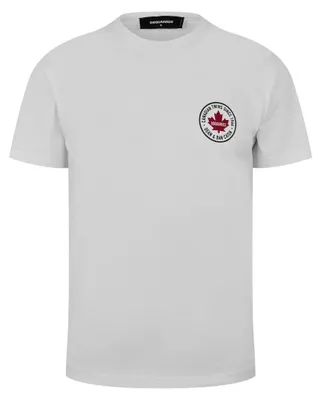 Produktbild von DSquared2 - T-Shirt für Herren/Damen Uni, Baumwolle, Leger SY4133 (S) (Weiß)