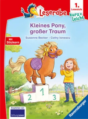 Produktbild von Leserabe 1. Lesestufe Kurz und leicht - Kleines Pony, großer Traum