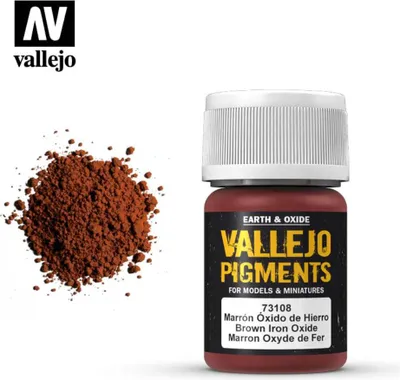 Immagine prodotto di Vallejo 30ml Pigmenti marrone ossido di ferro 73108