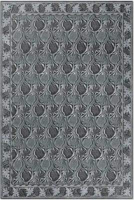Produktbild von Tulpe und Lilie von William Morris – Vinylteppich – 100x150 cm – Indoor Teppich – Flur – Pflegeleicht – Modern