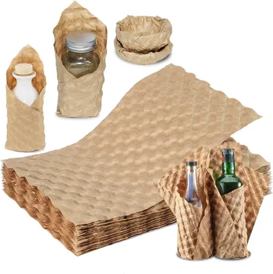 Obrázok produktu pre Bublinková fólia 50 listov, 19x29 cm, ekologická alternatíva, na zasielanie a skladovanie