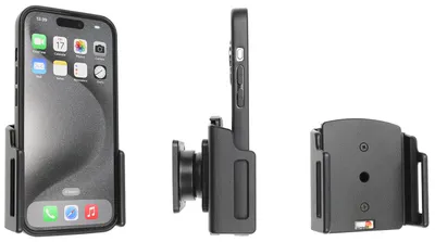 Produktbild von Brodit Gerätehalter 711376 - für Smartphones - Apple iPhone 15, Apple iPhone 15 Pro