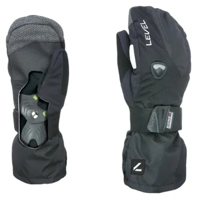 Produktbild von LEVEL Fly Mitten Herren Snowboard Fäustlinge schwarz 9