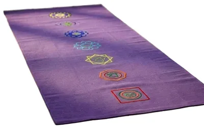 Produktbild von Yogateppich Baumwolle rug - chakra