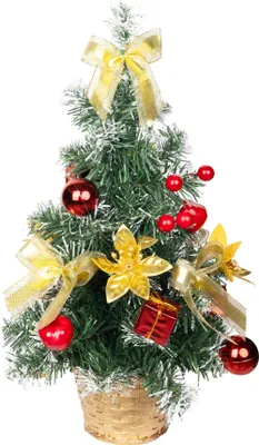 Immagine prodotto di Albero di Natale MagicHome, decorato, oro-rosso, 40 cm