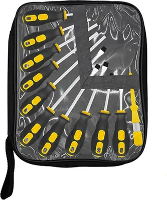 Produktbild von INF 11-teiliges Schraubendreher-Set mit Elektrotester - Magnetisch, Industrie