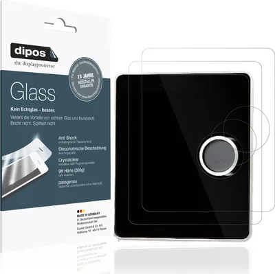 Produktbild von 2x Schutzfolie für Nivona NICR 970 - Anti-Shock 9H Folie dipos Glass Kunststoffglas