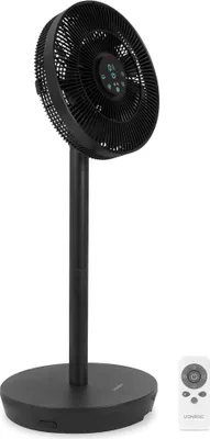 Produktbild von Tragbarer Ventilator, Schwarz, ultraleise, kabellos, oszillierend, 24 Stufen, 3 Modi