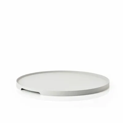 Produktbild von Zone Denmark 332038, Klassisches Serviertablett, Rund, Metall, Grau, 350 mm, 350 mm
